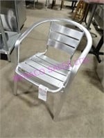 17X, ALUMINUM STACKING OUTDOOR PATIO CHAIR