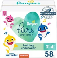 58ct Pampers Pure Protection Training Pants 3T-4T
