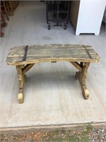 Outdoor Garden Bench Made with Pressure Treated