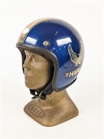 1970 Bell Glitter Paint Open Face Helmet & Display
