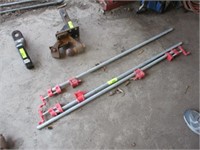 Three 3' wood clamps