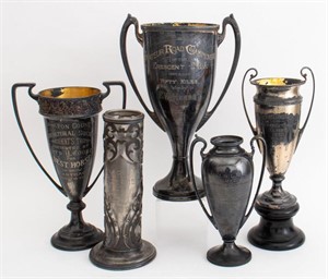 Silver Plate Sporting Trophies, 5