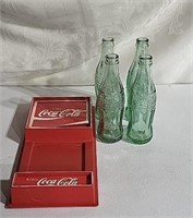 Coca Cola Wall Hanging with Bottles