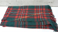 Wood Car Eaton's Blanket- 10070 Wool- Green Plaid
