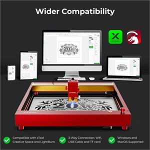 xTool D1 Pro 20W Laser Engraver 4-in-1 Rotary