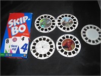 View Master Picture Disks & Skip-Bo Card Game