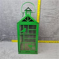 Green Bird house Lantern