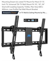 NEW Universal Tilt TV Wall Mount Fits Most