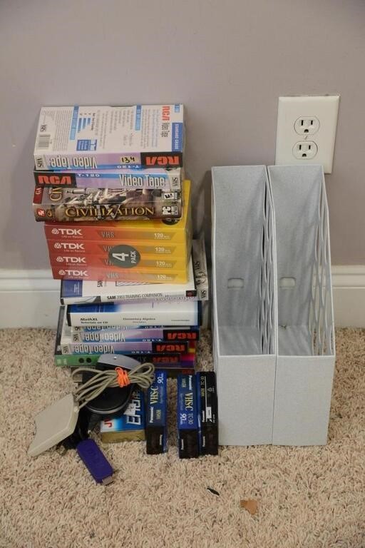 BLANK VHS TAPES, TECHNOLOGY LOT