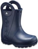 Crocs Boy's 9 Handle It Rain Boot, Blue 9