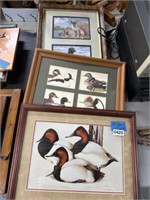 3pc duck print frames