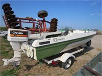 Forester 14ft Fiberglass Boat w/Chrysler 45horse