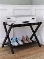 Foldable Bamboo Suitcase Stand