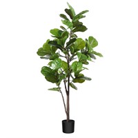 CROSOFMI Artificial Fiddle Leaf Fig Tree 65 Inch