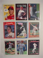 18 diff. Curt Shilling baseball cards including