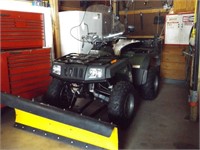 Artic Cat 400 Auto ATV w/ Plow!