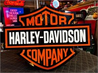 22 x 17” Acrylic Harley Davidson Sign