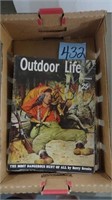 (6) Outdoor Life Magazines 1951 1952