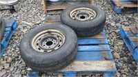 2 Tires w/Wheels 235/75R15 M&S