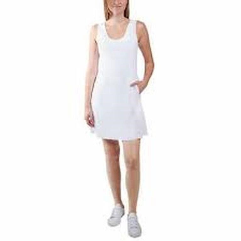 Lole Women's XL Activewear Dress, White Extra