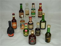 Small Collectible Liquer Bottles- Whisky, Cognac