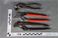 Lot assorted pliers