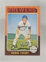 1975 TOPPS ROBIN YOUNT ROOKIE CARD NO. 223