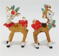 Vintage in Original Box Lefton "Christmas Deer":