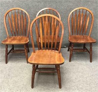 Set of Four Windsor-Style Chairs