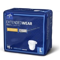 Medline $78 Retail Adult Large Disposable Briefs