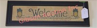 Welcome Pineapple Primitive Sign