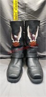 Harley Davidson Leather Boots. Almost Like New.