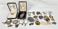 Costume Jewelry Lot - Necklaces, Earrings, Etc