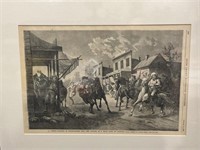 1882 Frank Lesliie’s Cowboy Wood Engraving