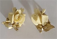 Marcel Boucher Ivory Earrings