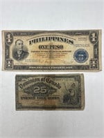 Philippines and Dominion of Canada currency
