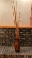 Vase with reeds
