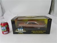 1958 Plymouth Belvedere , voiture die cast 1:18