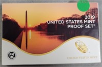 2019 U.S. PROOF SET W/SLEEVE