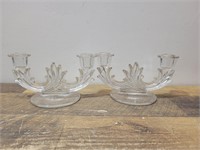 Fostoria Crystal Candle Holders