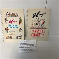 1976 & 1982 Ted De Grazia Illustrated Cookbooks