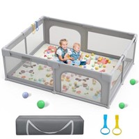 Palopalo Baby Playpen, 71"x59" Extra Large