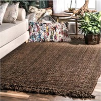 Daniela Jute Tassel Hand Woven Area Rug