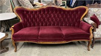 Victorian couch - 73inches in length