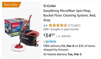 O-Cedar EasyWring Microfiber Spin Mop