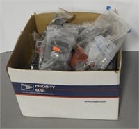 Lot #832 - Box of Die Cast model Cars with parts