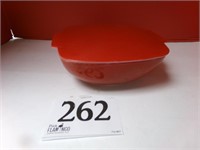 PYREX 1.5QT RED SQUARE DISH