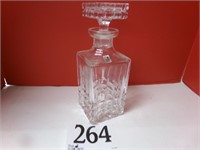 LEAD CRYSTAL WHISKEY DECANTER