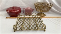 Kitchen pieces and serving dish