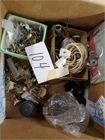 box of parts, springs, other